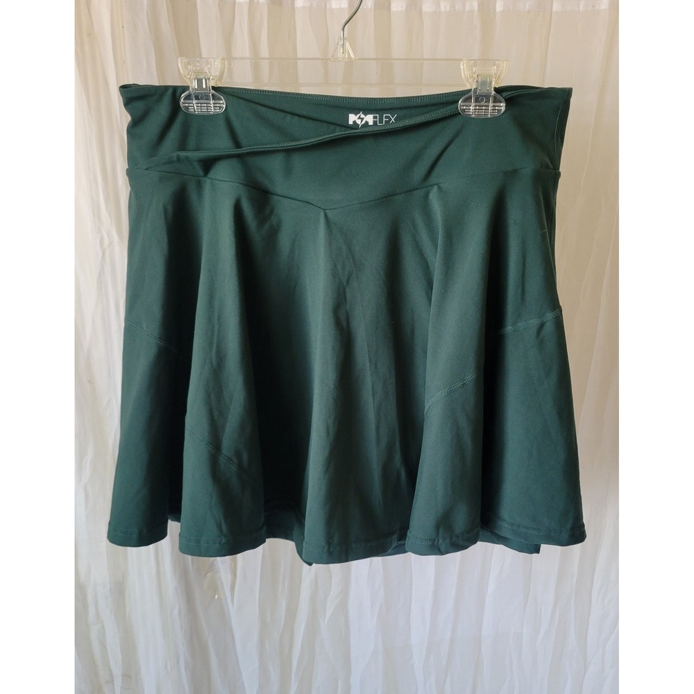 Popflex Twirl Hourglass Crisscross Skort 2x In Green Women